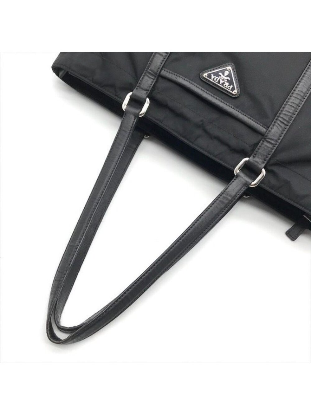 Prada Nylon Tessuto Saffiano Tote Black - Picture 6 of 10